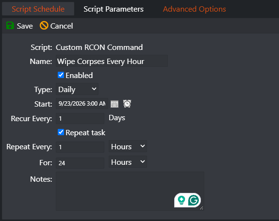 The Isle Evrima Scheduled Custom RCON Command
